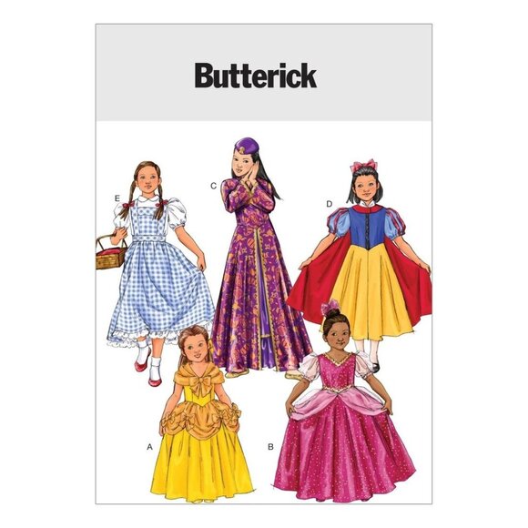 Butterick Sewing Pattern 4320 Girls Costumes Size 7-14 - Picture 1 of 3
